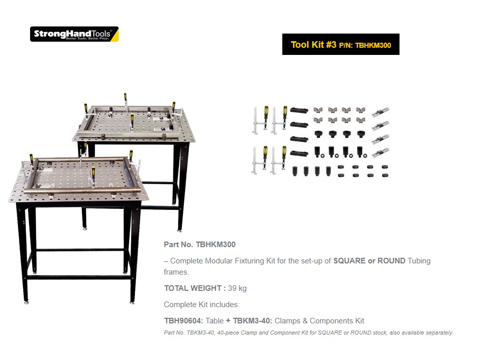 Stronghand Fixeer Lastafel set Kit 3