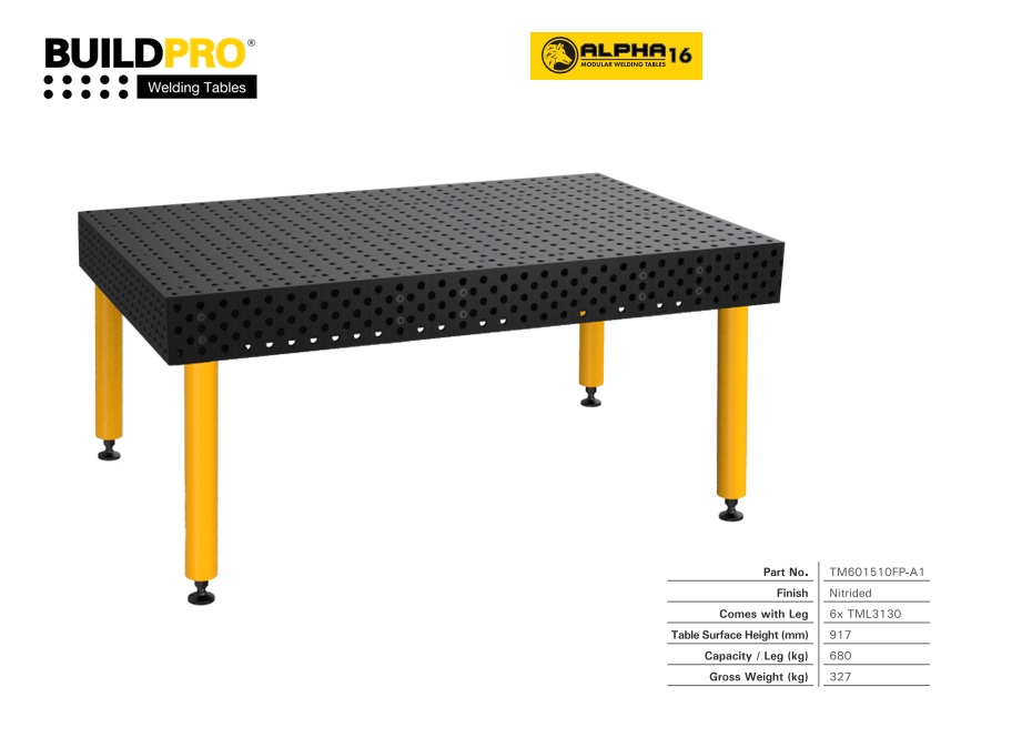 Alpha 16 Lastafel 1500 x 1000mm Standard | DKMTools - DKM Tools