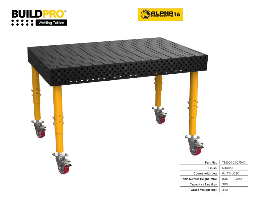 Alpha 16 Lastafel 1500 x 1000mm Standard | DKMTools - DKM Tools