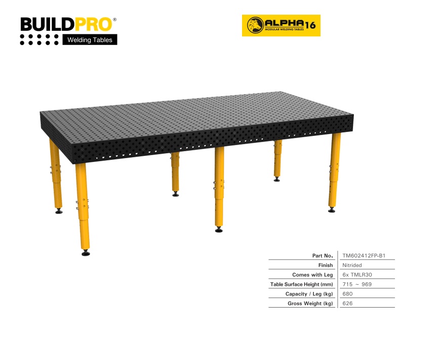 Alpha 16 Lastafel 2400 x 1200 met wielen | DKMTools - DKM Tools