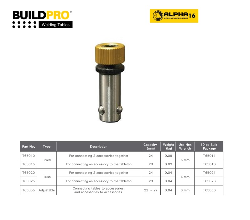 Snelspanbout Fixed 24mm | DKMTools - DKM Tools