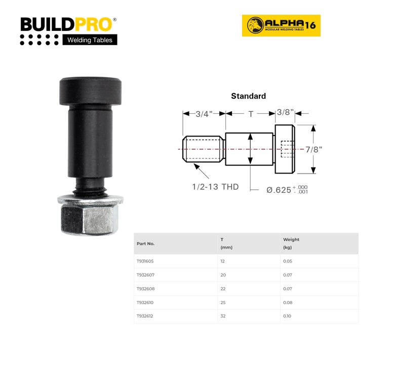 Binnenzeskantschroef inbouwversie 20mm | DKMTools - DKM Tools