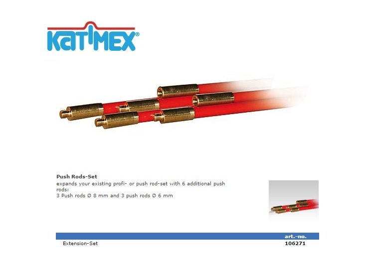 Glasfiber Doorvoerstokken in tas | DKMTools - DKM Tools