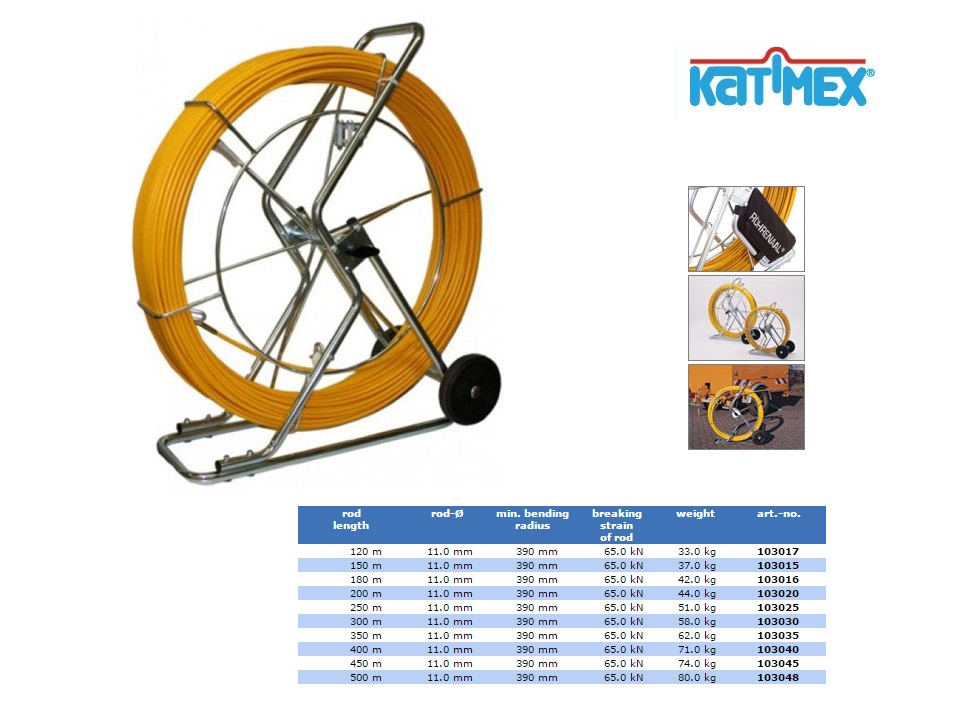 Katimex Röhrenaal 150 meter (11,0 mm) | DKMTools - DKM Tools