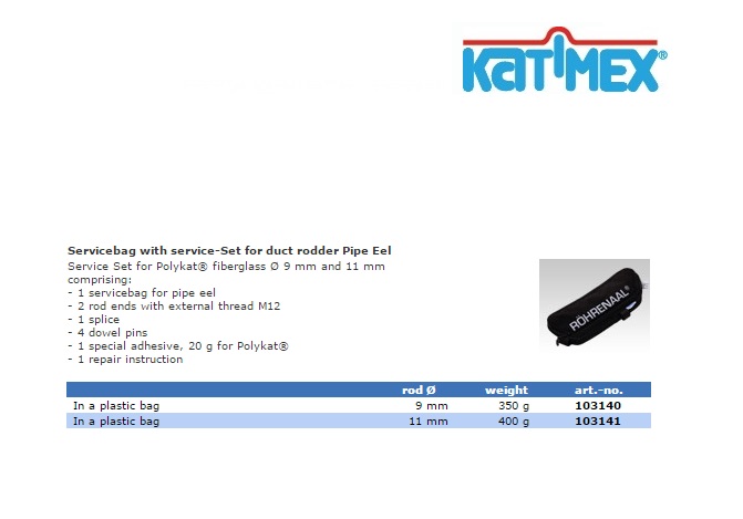 Servicetas  Röhrenaal 11 mm | DKMTools - DKM Tools