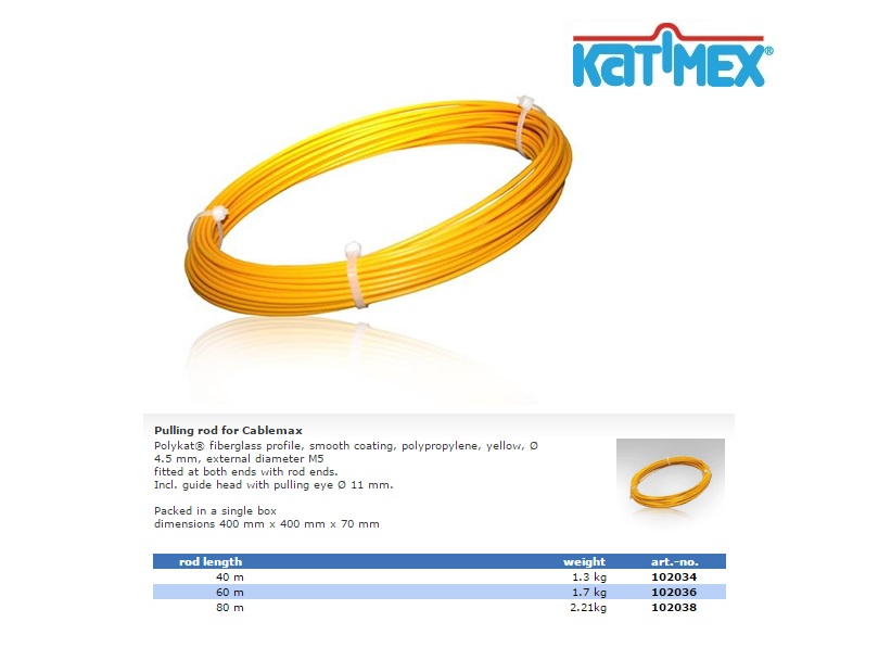 Katimex Profiel voor Mini-Max 40m (4,5 mm)