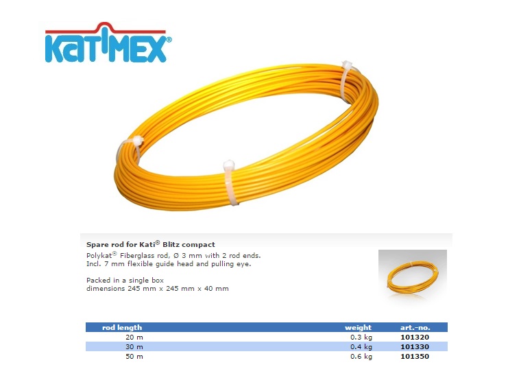 Katimex profiel voor Kat Blitz compact 20 meter