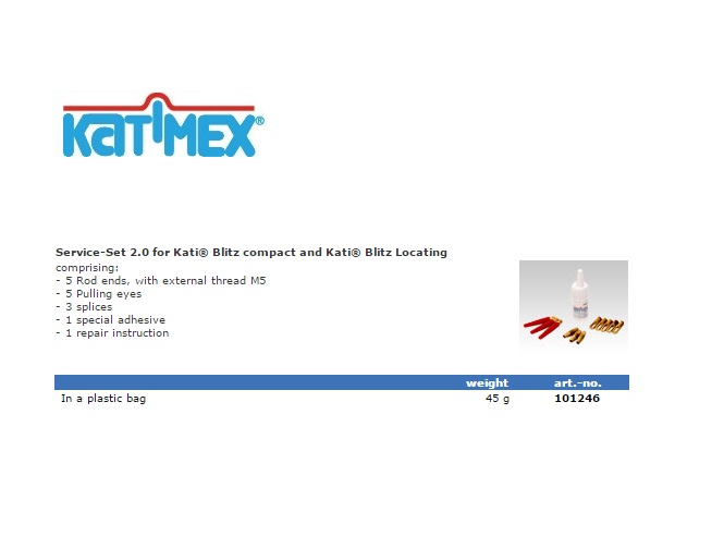 Katimex Service-set  voor Kati Blitz | DKMTools - DKM Tools