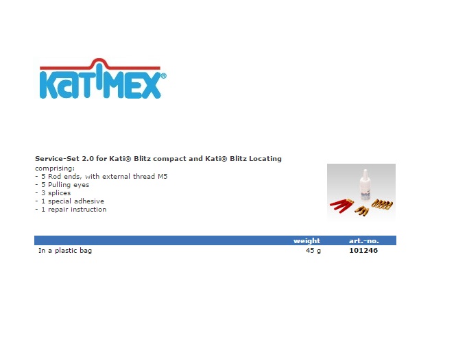 Katimex Service-set 2.0 voor Kati Blitz