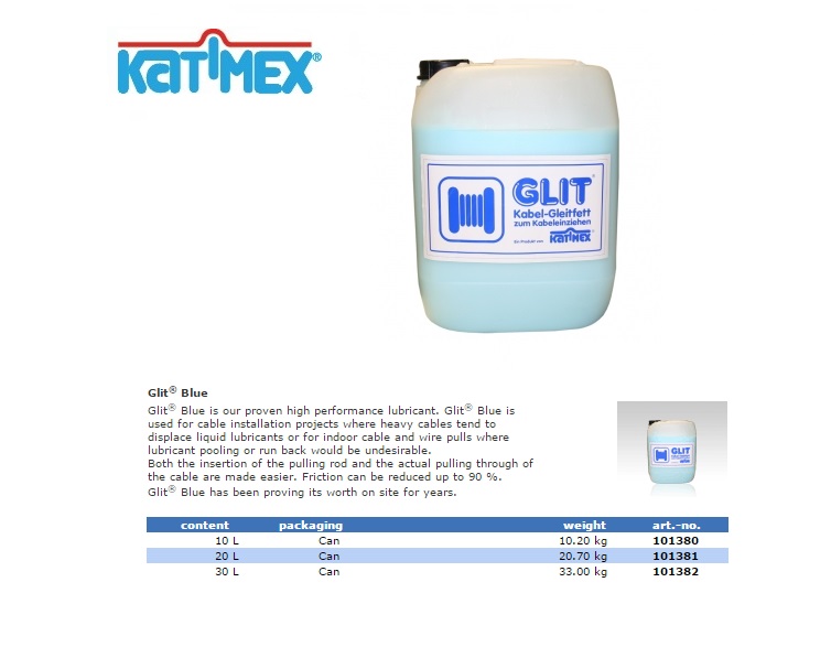 Katimex Glit Blue Kan 10 liter