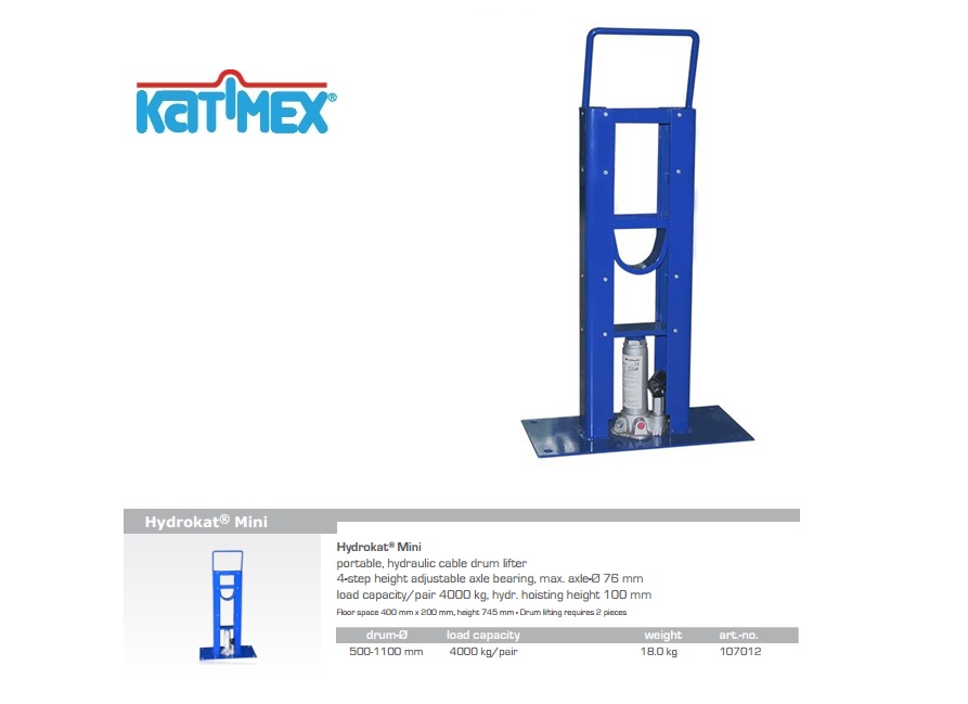 Katimex Hydrokat-Mini 4000 kg / Paar Ø 500 mm