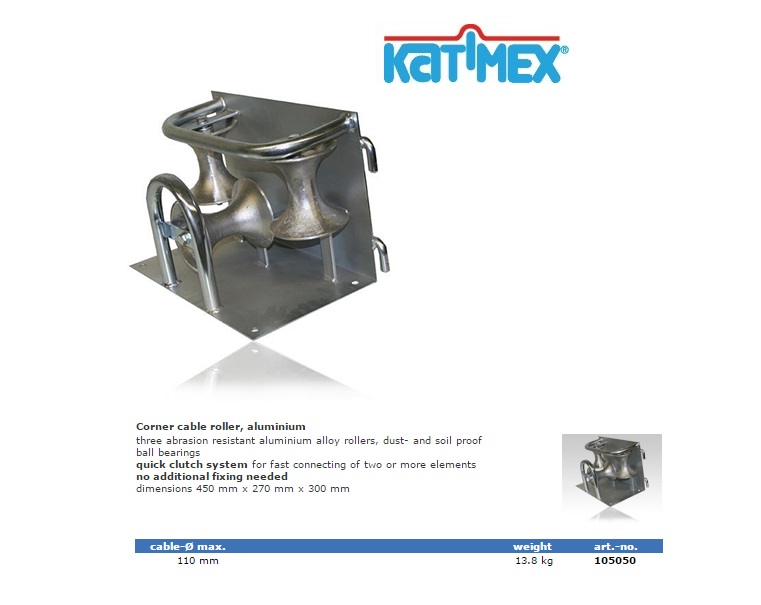 Katimex Hoekrol 450x270x300 aluminium