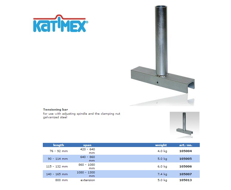 Katimex Spanstok 420-640 mm