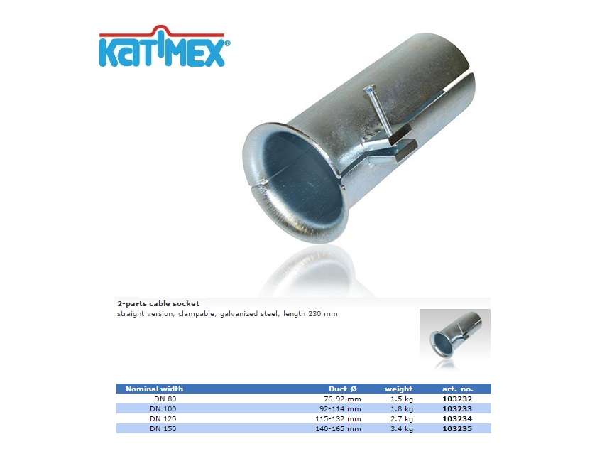 Katimex Kabeltoevoerhuls met rol 150,0 mm | DKMTools - DKM Tools
