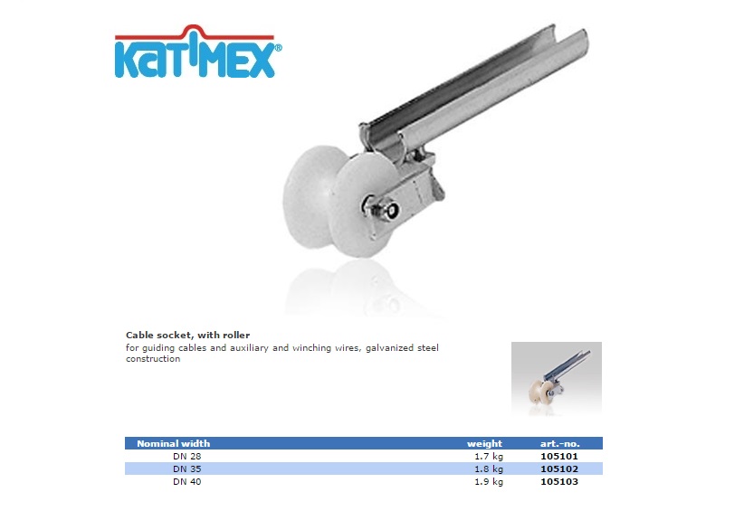 Katimex Kabeltoevoerhuls met rol 28,0 mm