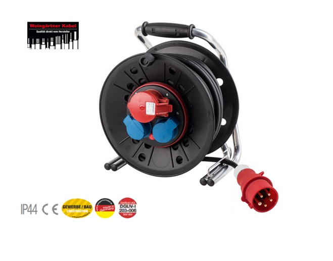 TOP-LINE Kabelhaspel ATS, 400 V, 25m H07RN-F 5G1.5