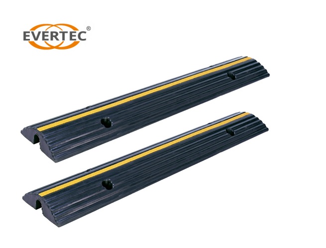 Kabelbrug 1 kanaal 1000x200x50mm , zwart-geel