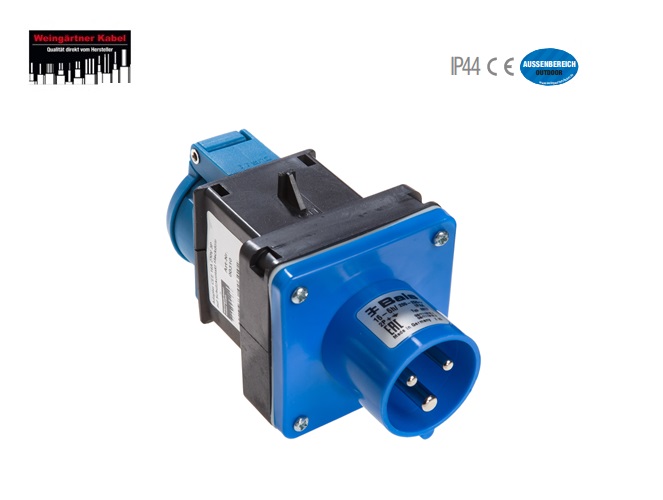 CEE-adapter CEE 3-polige randaardekoppeling