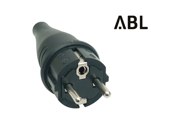 ABL rubber stekker 250 V IP44