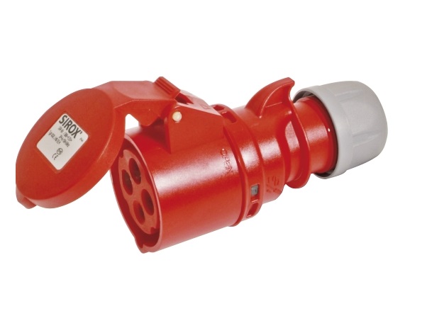 CEE-contrastekker 32 A, 4polig, 400 V, IP44
