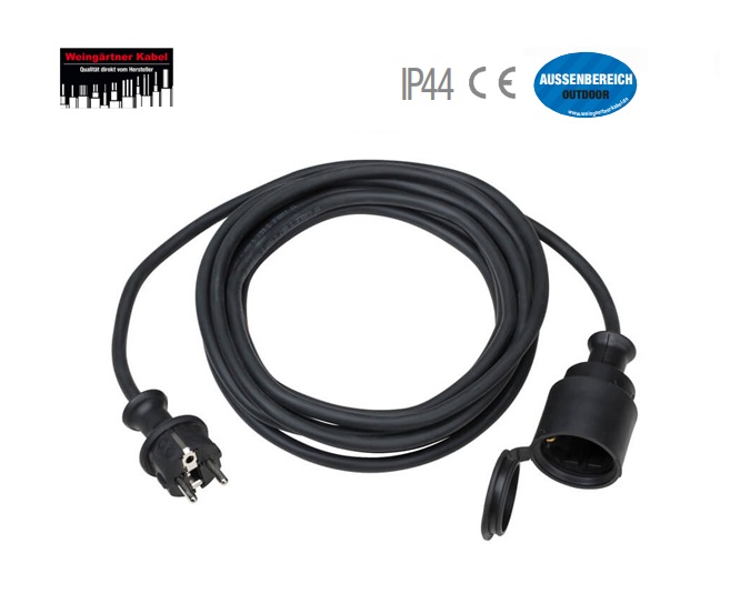 Verlengkabel Neopreen 230V H05RR-F 3G1.5 5m