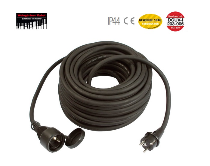 Verlengkabel Neopreen 230V H07RN-F 3G1.5 230V 5m