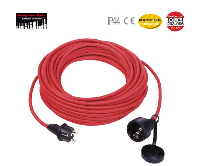 Verlengkabel Neopreen 230V H07RN-F 3G1.5 230V 5m
