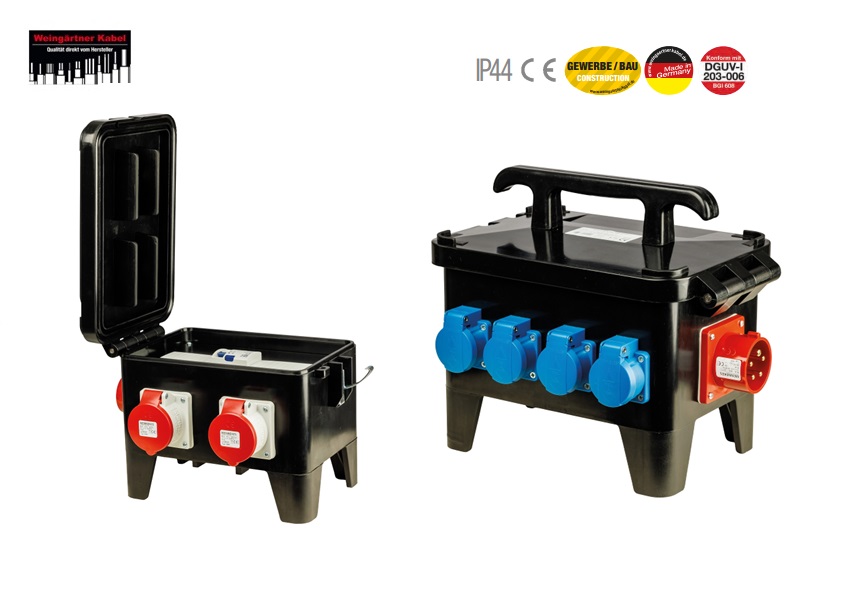 Stroomverdeler 63A 5-polig 400V IP44