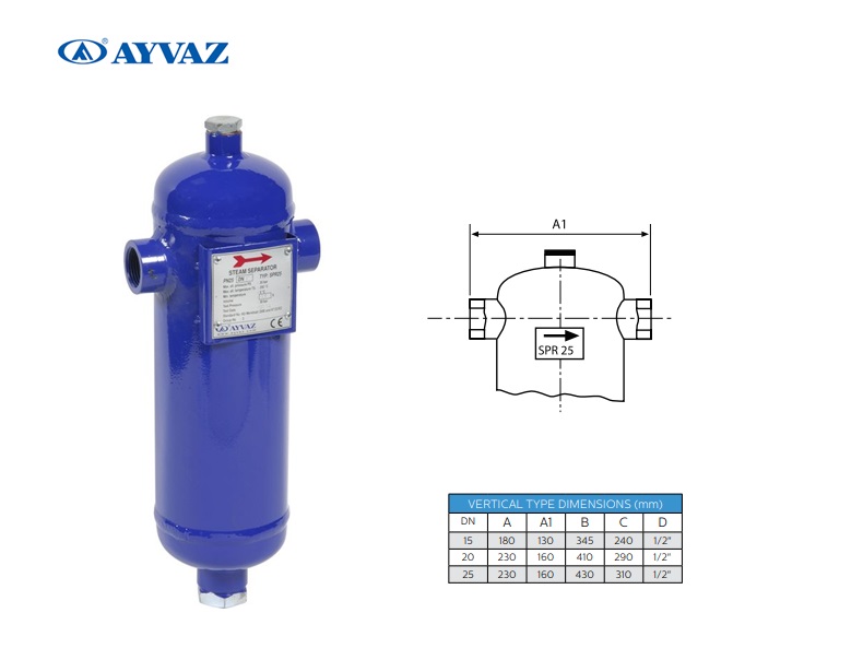 Water Afscheider-Droger SPR 25 BSP 1/2