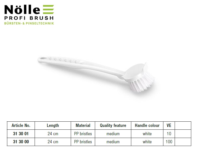 Spoelborstel 24 cm PP kunststof