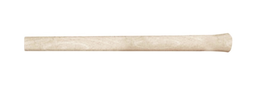 Maurerhammerstiel, 300 mm lang, Kopf 28 mm, Esche, Rheinische Form, DIN 5108