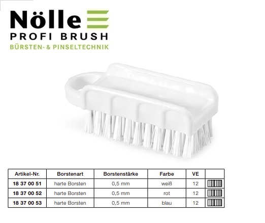 HACCP nagelborstel wit