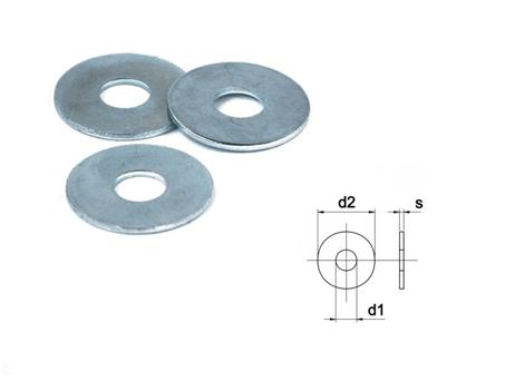 Carrosseriering DIN 9021 galvanisch verzinkt M 3 - verpakt per 1000 (10X100)