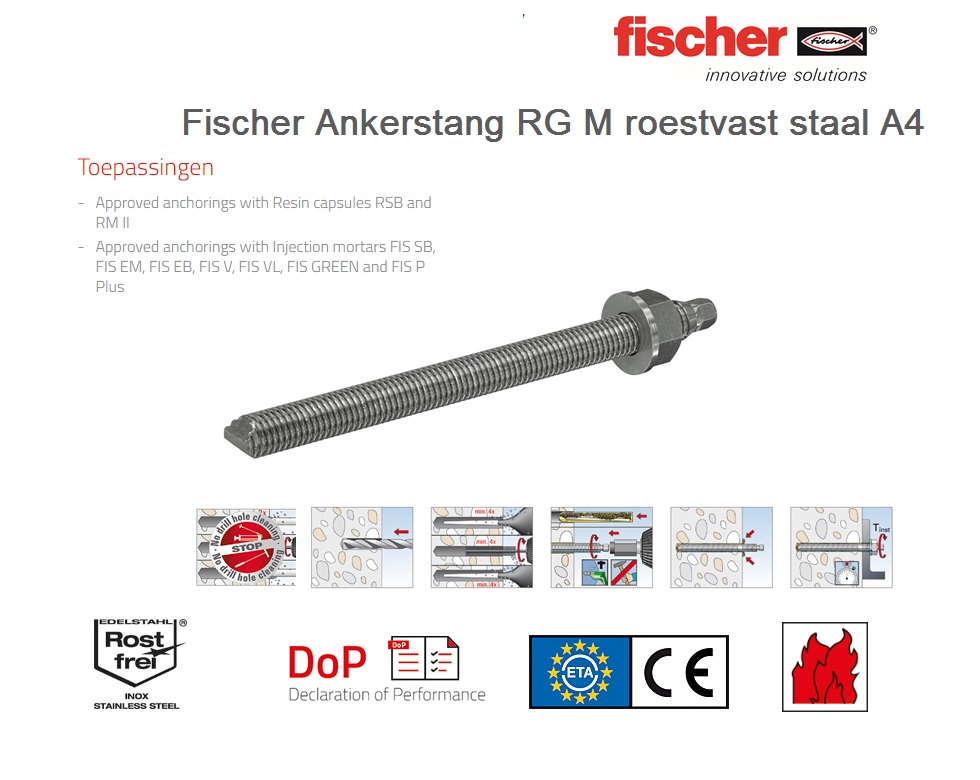 Ankerstange RG M10x165 B (4) | DKMTools - DKM Tools