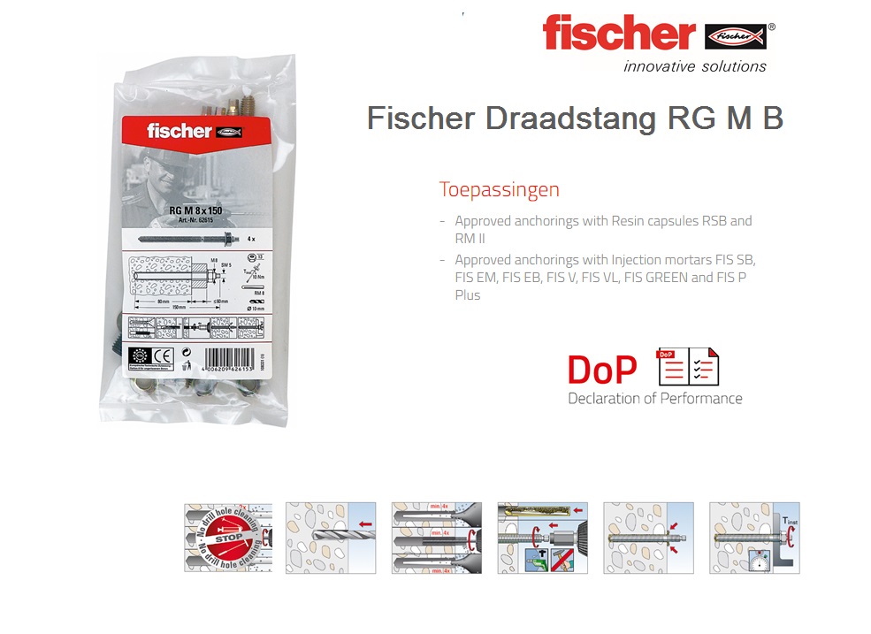 Ankerstange RG M8x150 A4 | DKMTools - DKM Tools