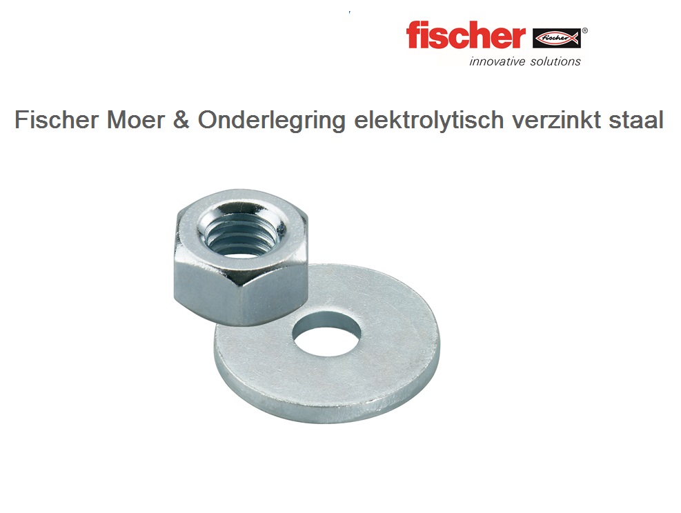 Fischer Moer & Onderlegring IS A M16 A4 B (20) | DKMTools - DKM Tools