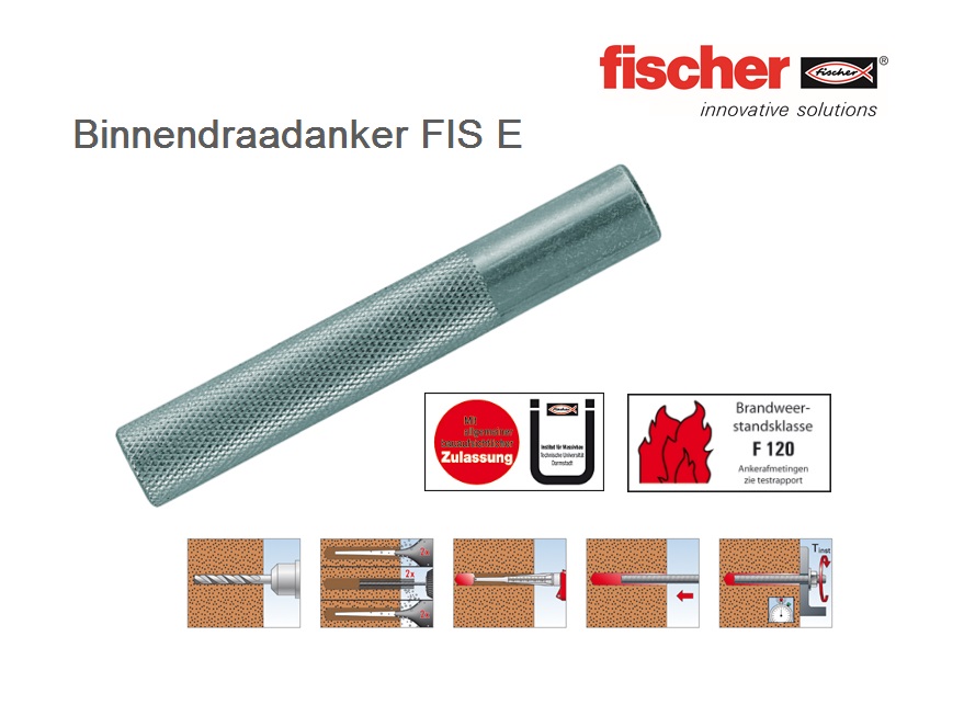 Fischer Binnendraadanker FIS E 11x85 M6