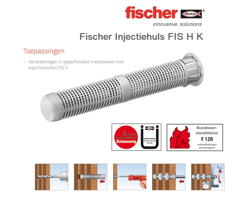 Fischer Injectiehuls FIS H K B 20x85 K B (8) | DKMTools - DKM Tools