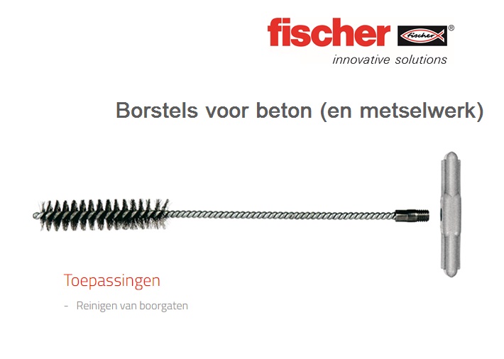 Fischer Borstel BS Ø8 voor beton