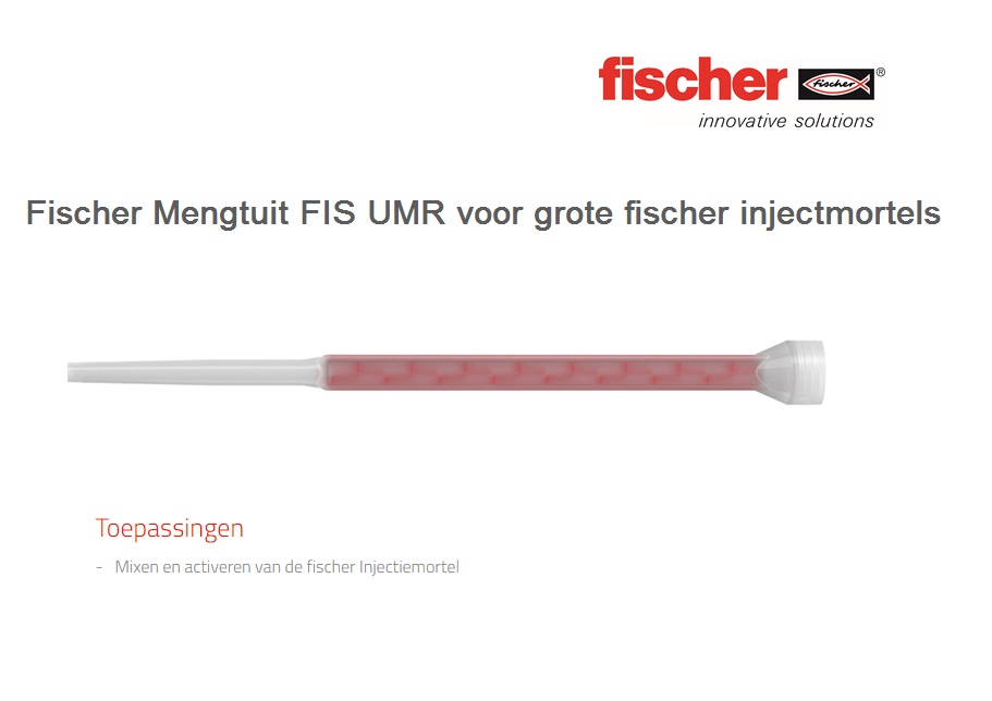 Fischer Mengtuit FIS MR voor fischer injectmortels | DKMTools - DKM Tools