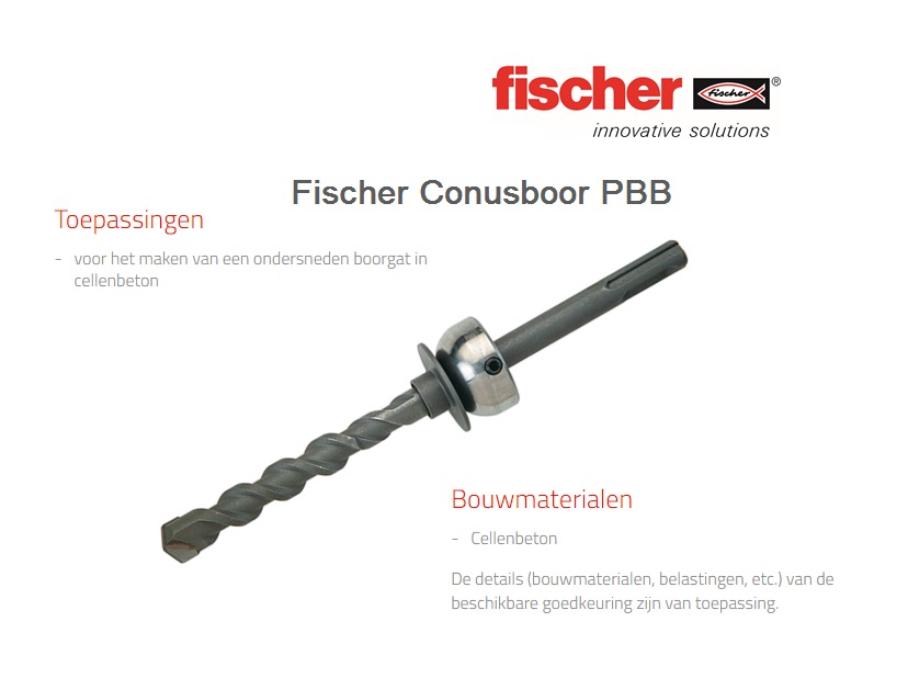 Fischer Conusboor PBB