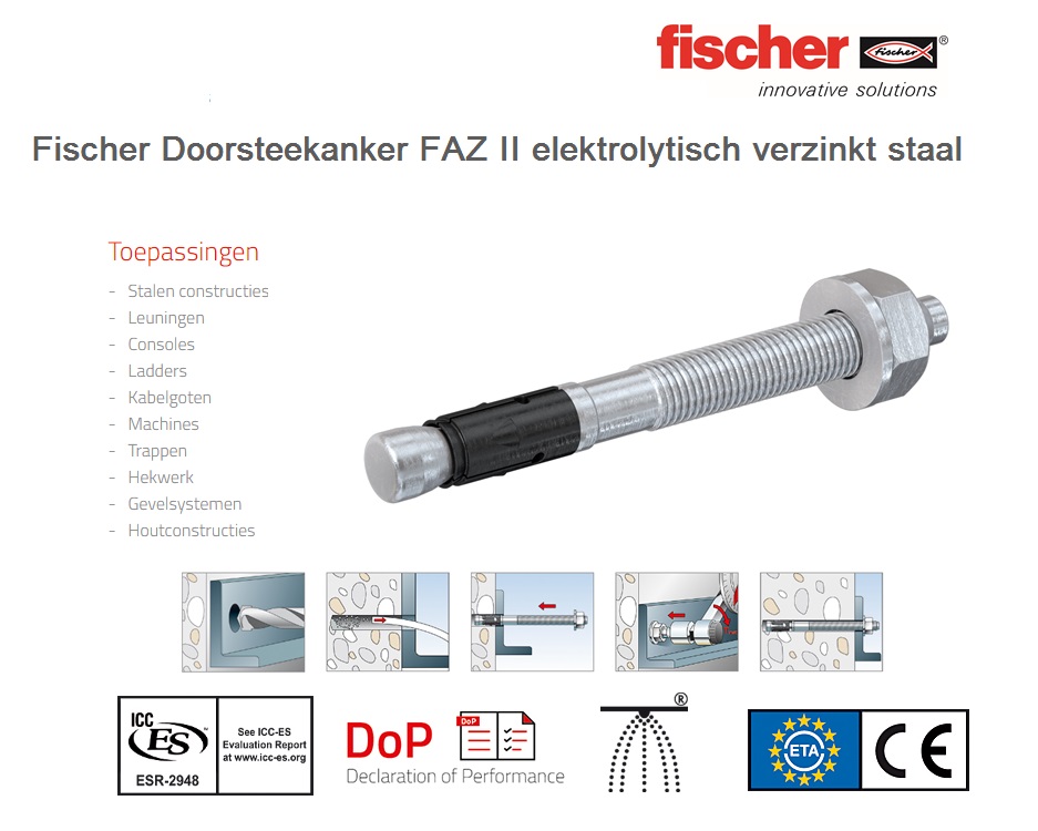 Doorsteekanker FAZ II 16/100 A4 | DKMTools - DKM Tools