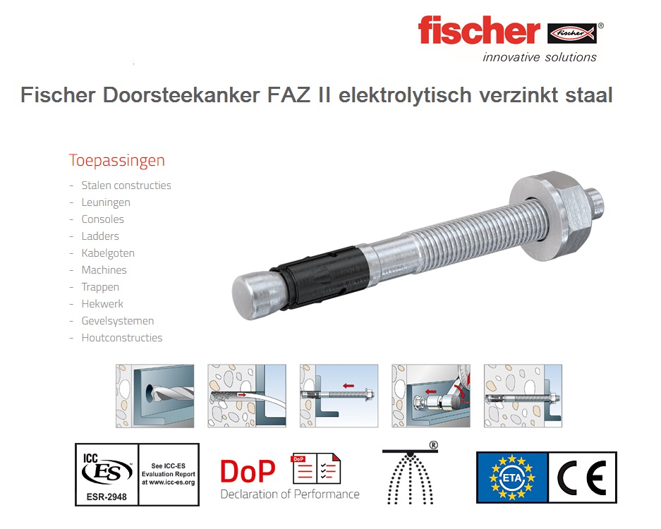 Doorsteekanker FAZ II 12/160 A4 | DKMTools - DKM Tools