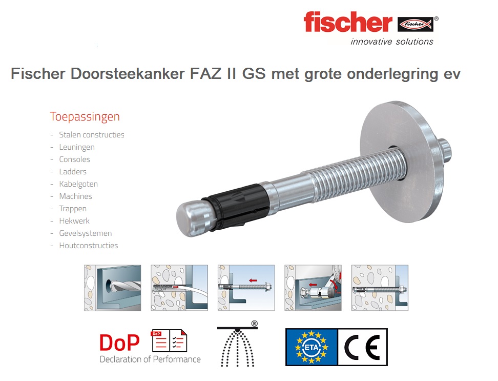 Doorsteekanker FAZ II 8/10 GS