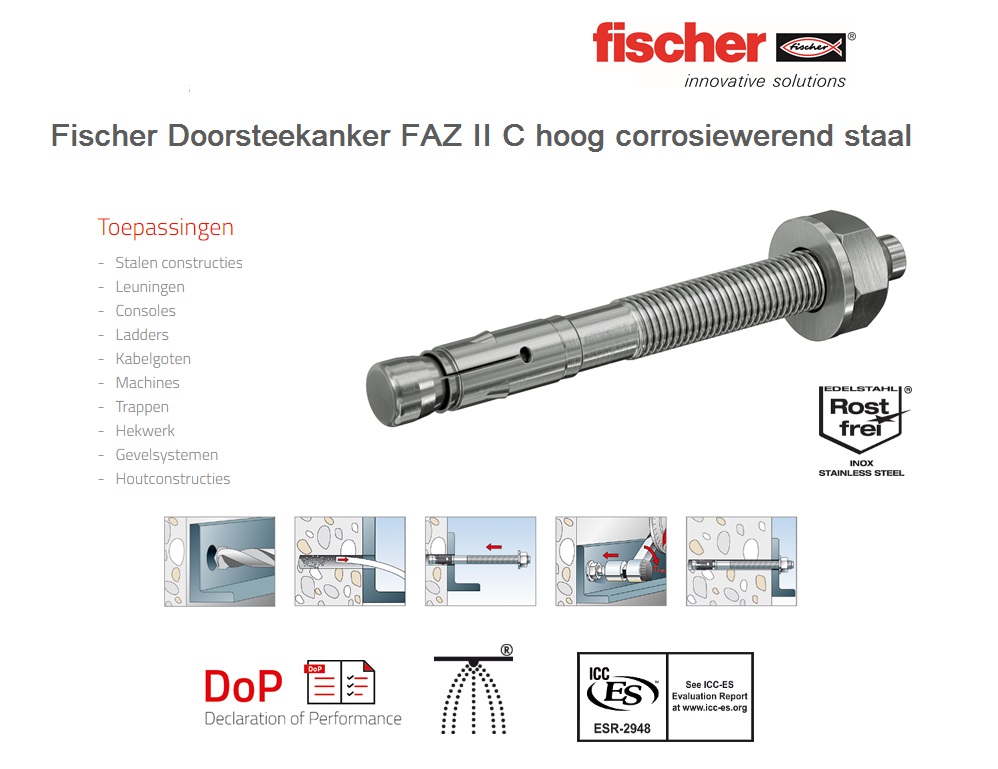 Doorsteekanker FAZ II 8/10 C