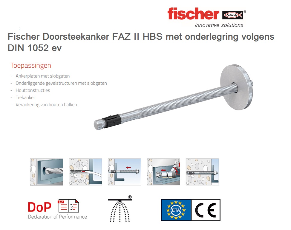 Doorsteekanker FAZ II 12/100 HBS