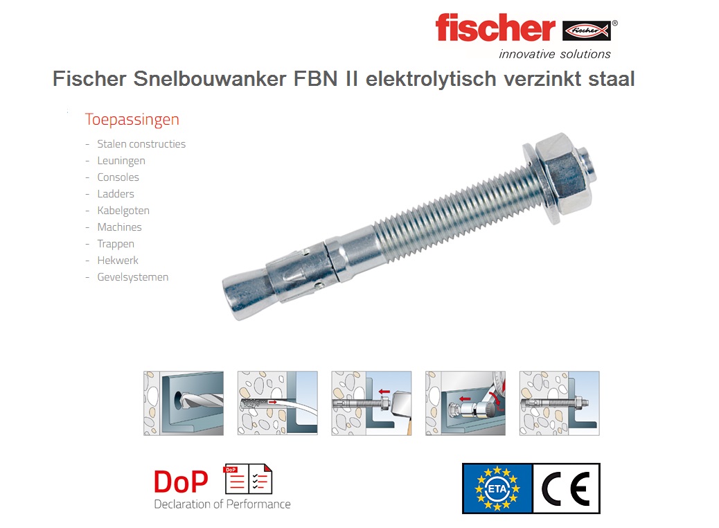 Snelbouwanker FBN II 16/250 GS | DKMTools - DKM Tools