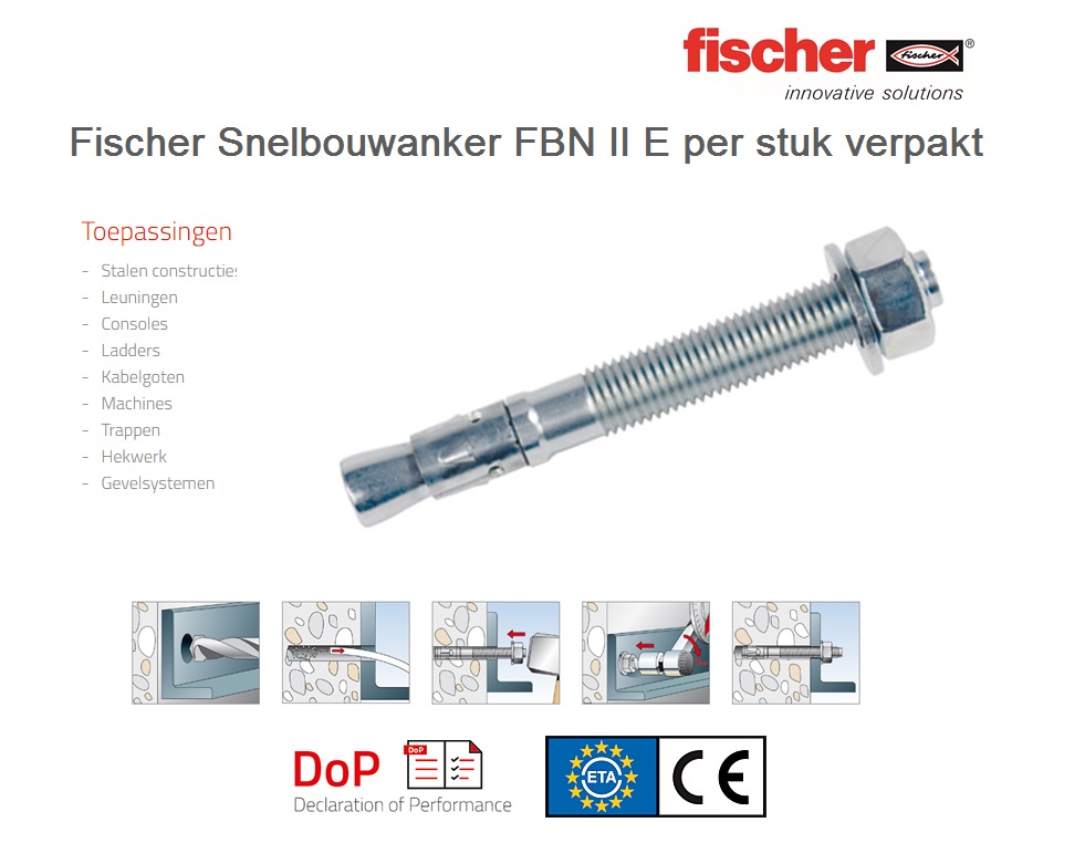 Snelbouwanker FBN II 10/20 E