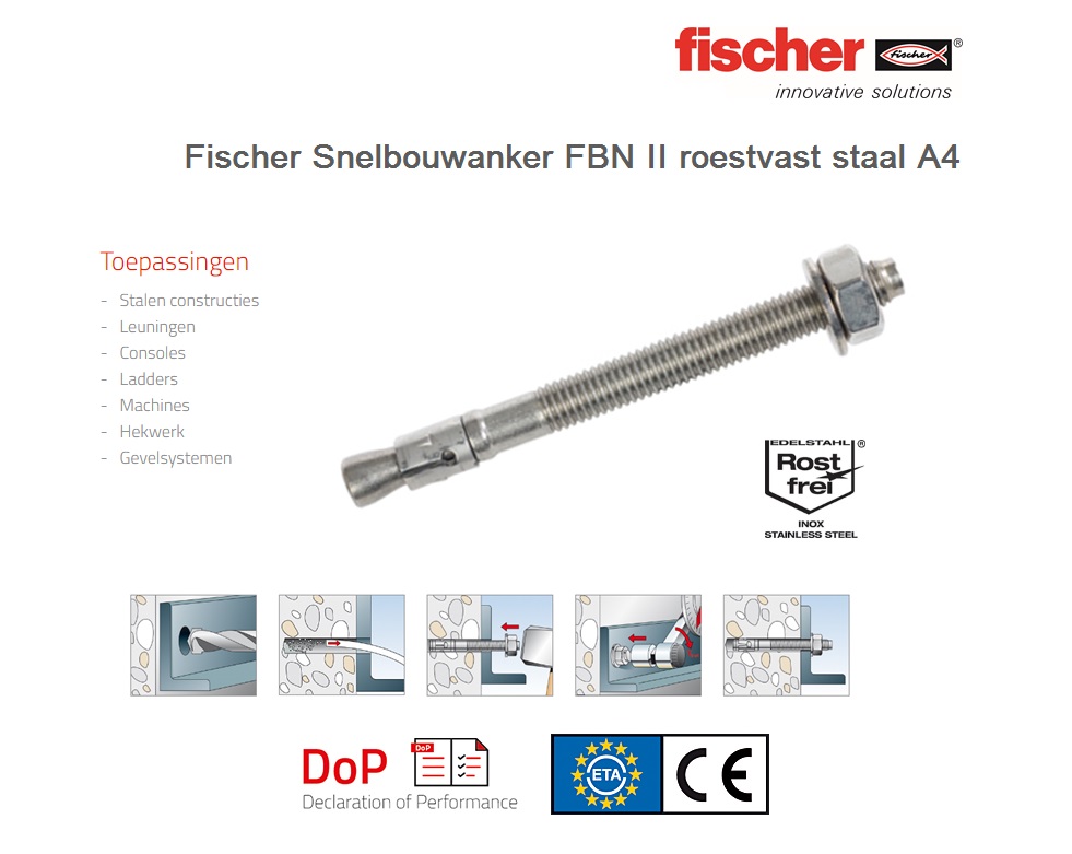 Snelbouwanker FBN II 6/10 A4