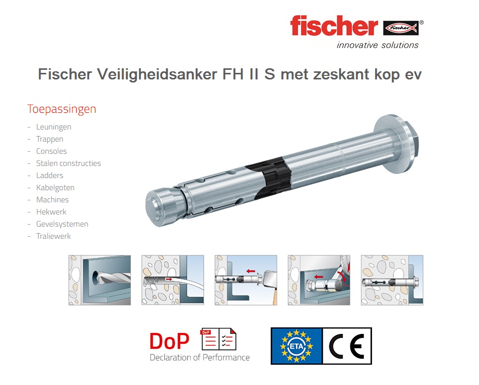 Veiligheidsanker FH II 18/25 H | DKMTools - DKM Tools